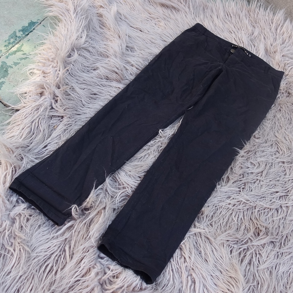 5/$25 Black Straight Leg Slacks